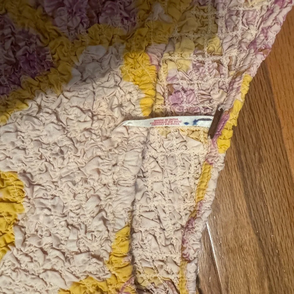 Free People Kalina Floral Cut Out Maxi Dress L - Picture 7 of 7